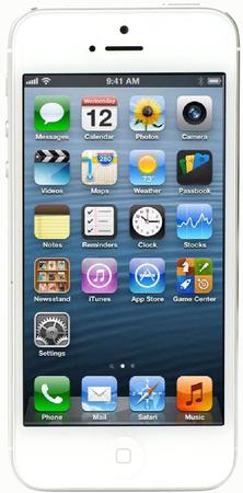 Смартфон Apple iPhone 5 64Gb White & Silver - Невьянск